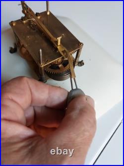 1920s Antique German Made Delft Clock Serviced Looks Great Excellent Time Keeper 1920s Antique German Made Delft Clock Serviced Looks Great Excellent Time Keeper