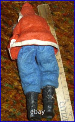 1920s Antique German SANTA Riding WHITE PULL HORSE Overall 13 EC 1920s Antique German SANTA Riding WHITE PULL HORSE Overall 13 EC