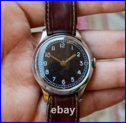 1940's Antique Vintage Mechanical military Pilots GERMAN Wristwatch WWII SCARCE
