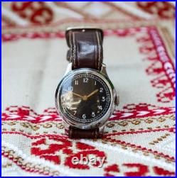 1940's Antique Vintage Mechanical military Pilots GERMAN Wristwatch WWII SCARCE