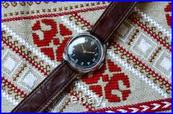 1940's Antique Vintage Mechanical military Pilots GERMAN Wristwatch WWII SCARCE