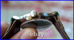1940's Antique Vintage Mechanical military Pilots GERMAN Wristwatch WWII SCARCE