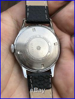 1940s Junghans Chronometer Vintage German Made Mens Watch Manual 33,3mm Bicolor