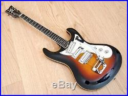 1967 Vox Bulldog Model V241 Vintage Electric Guitar German Carve Eko Italy