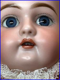 19 Antique German Bisque Doll Heinrich Handwerck 79 10 Compo Jointed Body
