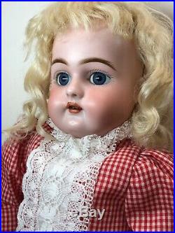 19 Antique German Bisque Doll Heinrich Handwerck 79 10 Compo Jointed Body