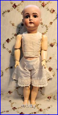 19 KESTNER 167 Antique German Doll EXCELLENT BJB Silk Dress, French HH Wig