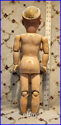 19 KESTNER 167 Antique German Doll EXCELLENT BJB Silk Dress, French HH Wig