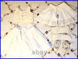 19 KESTNER 167 Antique German Doll EXCELLENT BJB Silk Dress, French HH Wig