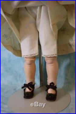19 inch German Bisque Character Handwerck Doll #119 Antique Nice Dress & Shoes