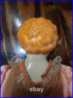 19 inch tall Vintage Antique Glazed German Porcelain Hertwig Doll 1800's 19 inch tall Vintage Antique Glazed German Porcelain Hertwig Doll 1800's