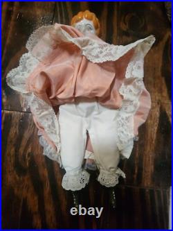 19 inch tall Vintage Antique Glazed German Porcelain Hertwig Doll 1800's