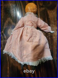 19 inch tall Vintage Antique Glazed German Porcelain Hertwig Doll 1800's