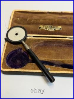 19th C. Antique Medical Liebreich Ophthalmoscope Eye Examination Instrument Box