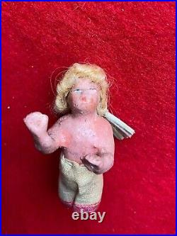 201 Authentic Antique German Wax Angel In Original Box