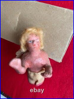 201 Authentic Antique German Wax Angel In Original Box