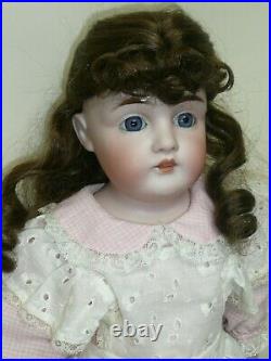 20.5 Antique Kestner 154 9 German Doll, Blue Sleep Eyes, Nice Kid Body