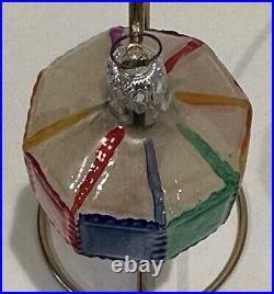 20 VINTAGE WEST GERMAN Mercury Glass Glitter Christmas Ornament LOT