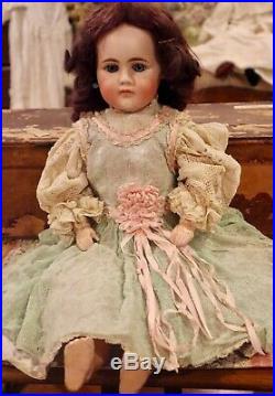 21 Antique Gebruder Kuhnlenz 32-29 Very RARE Bisque Closed Mouth Doll