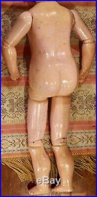 21 Antique Gebruder Kuhnlenz 32-29 Very RARE Bisque Closed Mouth Doll