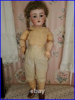 21 Antique German Simon & Halbig 1079 Bisque Doll Compo Body Original Wig