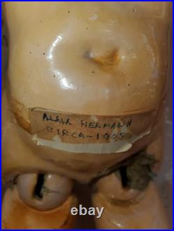 21 Antique German Simon & Halbig 1079 Bisque Doll Compo Body Original Wig