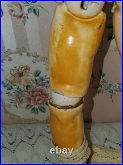 21 Antique German Simon & Halbig 1079 Bisque Doll Compo Body Original Wig
