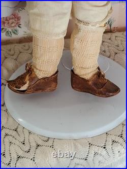 21 Antique German Simon & Halbig 1079 Bisque Doll Compo Body Original Wig