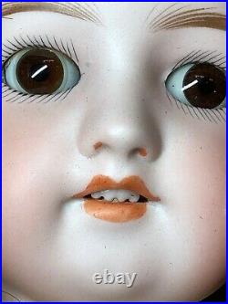 21 Antique German Simon & Halbig K Star R Bisque Doll #540 Brunette Brown Sleep