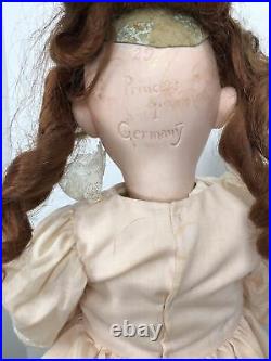 22.5 Antique German Kley & Hahn Princess I 29 Borgfedt Bisque & Compo Doll #L