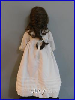 22 Antique German Bisque Head Doll Marked B 3 Wood Jointed Body Nice Clothing 22 Antique German Bisque Head Doll Marked B 3 Wood Jointed Body Nice Clothing
