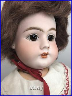 23 Antique German Bisque Doll Heinrich Handwerck 99 11 1/2 DEP Compo BJ Body #L