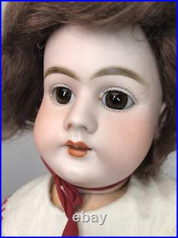 23 Antique German Bisque Doll Heinrich Handwerck 99 11 1/2 DEP Compo BJ Body #L