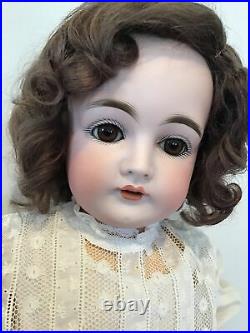 23 Antique J. D. Kestner #146 German Bisque Doll With Stamped Original Body
