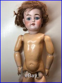 23 Antique Kestner Bisque Doll Germany #168 Ball Jointed Compo Body Sleep Eyes