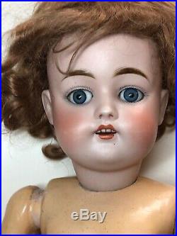 23 Antique Kestner Bisque Doll Germany #168 Ball Jointed Compo Body Sleep Eyes