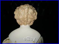 23 Antique Parian Doll With Seperately Attached Hair Decoration