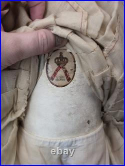 24.5 Antique German Kestner 154 Bisque Doll Leather Body SL BL Eye Blonde Sc5