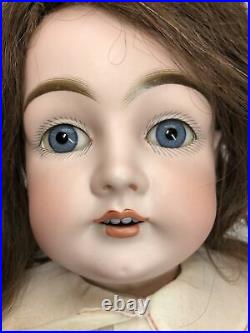 24.5 Antique Kestner Bisque Doll Germany 146 Blue Sleep Eyes Compo BJ Body #L