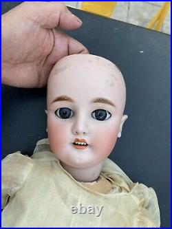 24 Antique German Simon & Halbig CM Bergmann Bisque Socket Head Doll