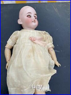 24 Antique German Simon & Halbig CM Bergmann Bisque Socket Head Doll