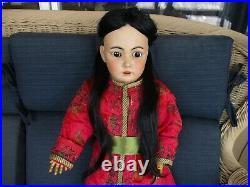 24 Antique Simon & Halbig Asian Doll, Great Head, Great Body