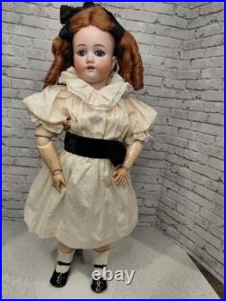 24 German Marked Simon Halbig CM Bergmann #3 Flawless Bisque, Nice Body, Dress