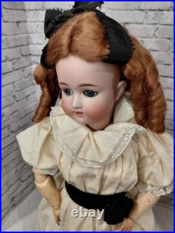 24 German Marked Simon Halbig CM Bergmann #3 Flawless Bisque, Nice Body, Dress