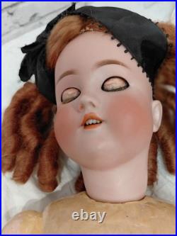 24 German Marked Simon Halbig CM Bergmann #3 Flawless Bisque, Nice Body, Dress