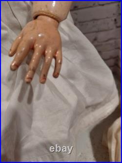 24 German Marked Simon Halbig CM Bergmann #3 Flawless Bisque, Nice Body, Dress