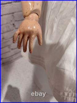 24 German Marked Simon Halbig CM Bergmann #3 Flawless Bisque, Nice Body, Dress
