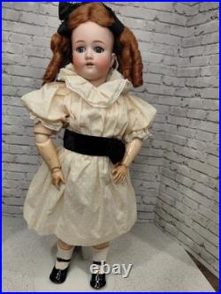 24 German Marked Simon Halbig CM Bergmann #3 Flawless Bisque, Nice Body, Dress