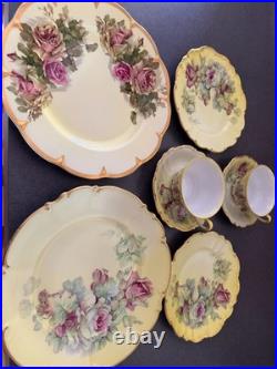 24 Piece Vintage Imperial German China Set de Bec- Excellent Condition