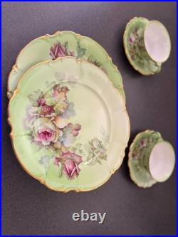 24 Piece Vintage Imperial German China Set de Bec- Excellent Condition